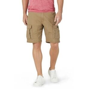 Wrangler Men's Relaxed Fit Cargo Shorts Size 46 Casual Outdoor Comfort Tan